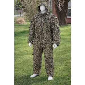 Unisex Leafy Wear 3D Suit Jacket and Pants Long Sleeve SM/MD Camo Hunting